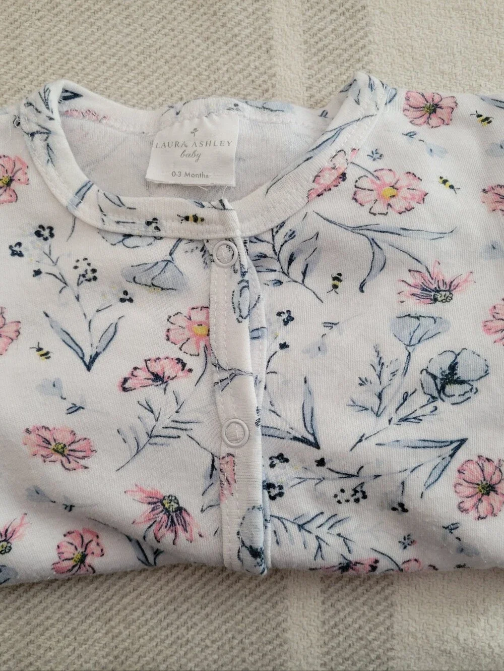 Lot Of 6 Footed Sleepers Pajamas Size 0-3 Months
